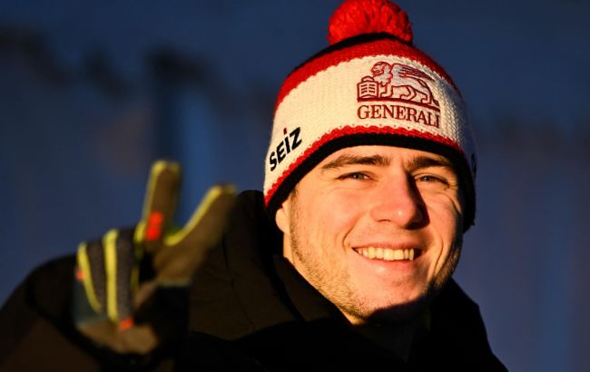 Владислав Гераскевич - прапороносець збірної України на відкритті Олімпіади 2026 1