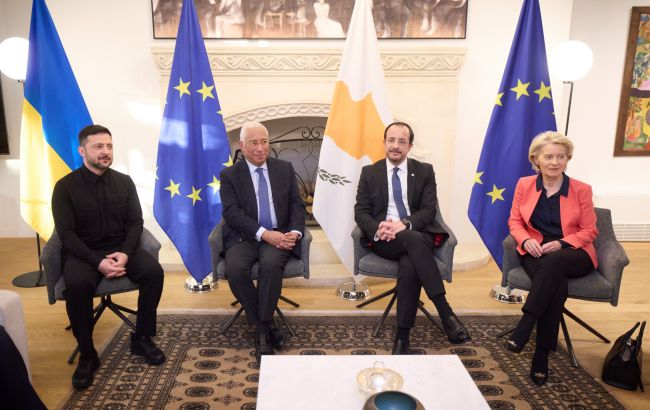 Зеленський і лідери ЄС провели зустріч і обговорили військову допомогу Україні 1
