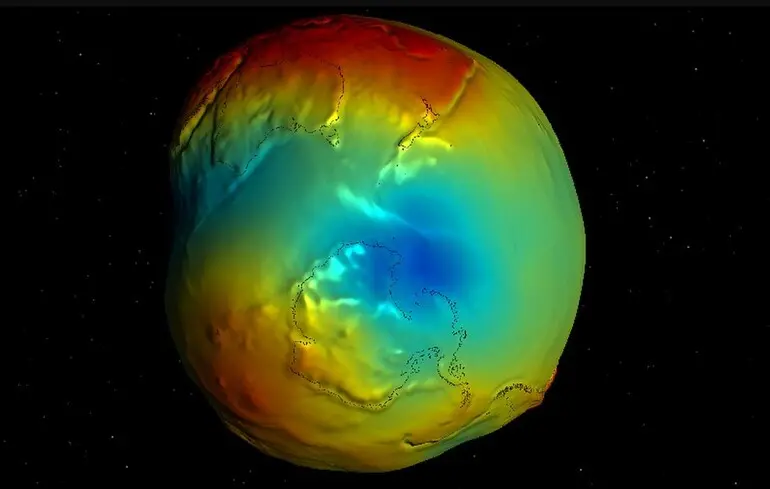 Гравітаційна аномалія під Антарктидою - дослідники повідомили про тривалість її існування та особливості змін. 1