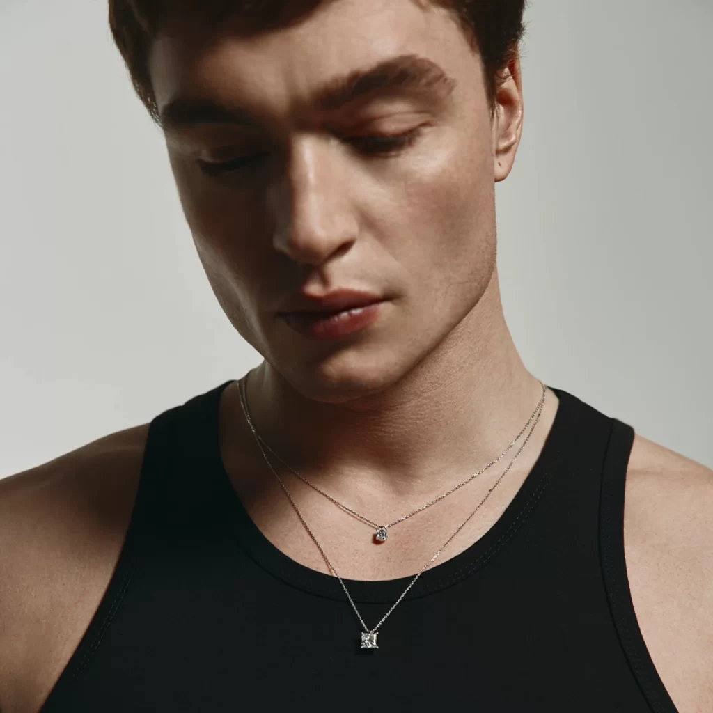 Кольє з лабораторними діамантами: як один камінь робить образ особливим 3