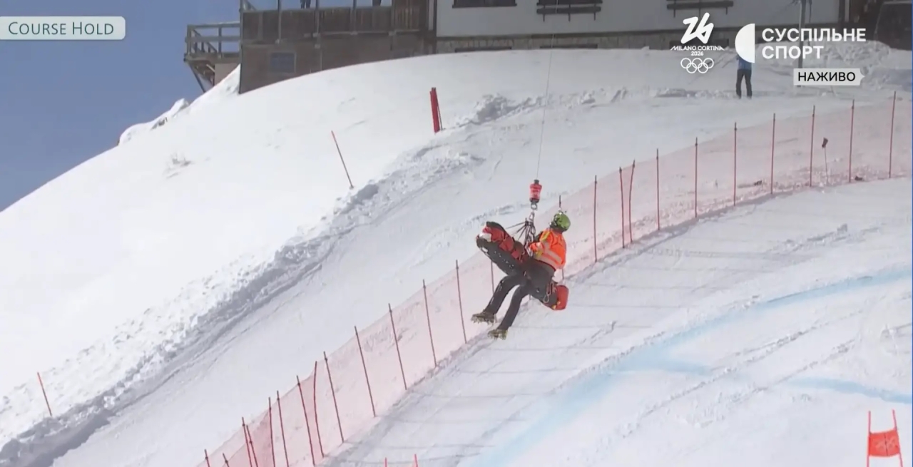 Ліндсі Вонн упала на трасі швидкісного спуску, фото та відео 3