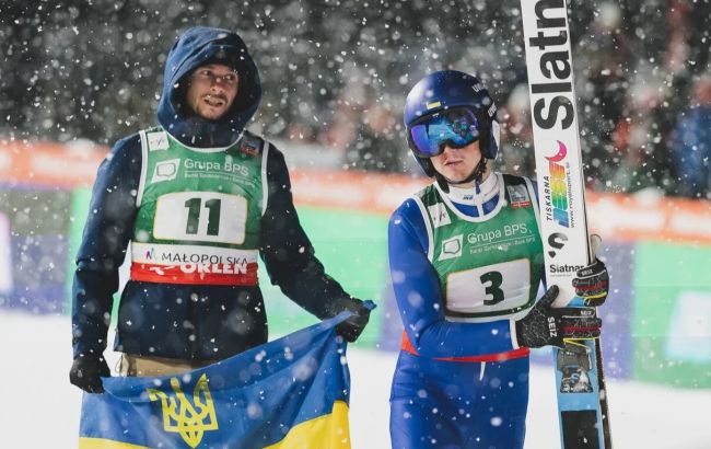 Марусяк та Калініченко - стрибки з трампліна на Олімпіаді 2026 1