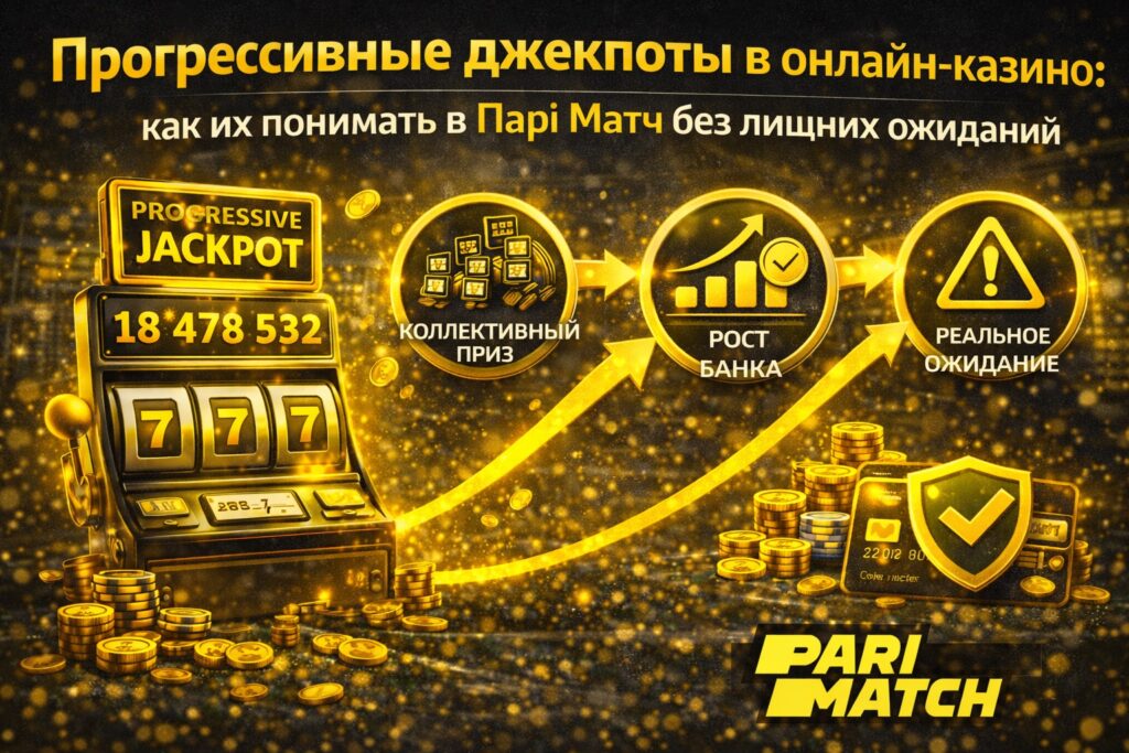 Прогрессивные джекпоты в онлайн-казино: как их понимать в Парі Матч без лишних ожиданий 2 Прогрессивные джекпоты в онлайн-казино: как их понимать в Парі Матч без лишних ожиданий 1