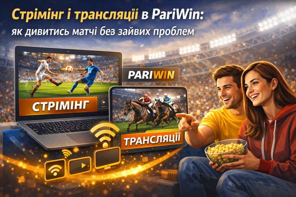Стрімінг і трансляції в PariWin: як дивитись матчі без зайвих проблем 2 Стрімінг і трансляції в PariWin: як дивитись матчі без зайвих проблем 1