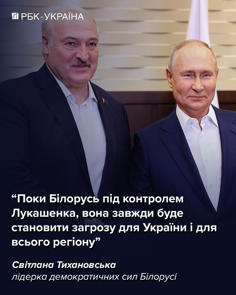 Світлана Тихановська в інтерв'ю РБК-Україна про загрозу з Білорусі, Лукашенка та війну 3