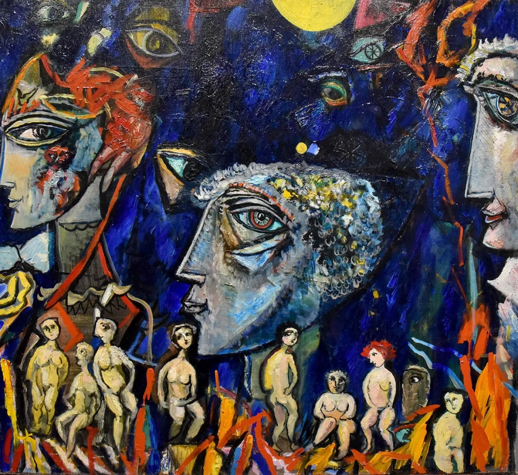 У Київській картинній галереї відкрилась виставка Люди художника Темо Свірелі 9