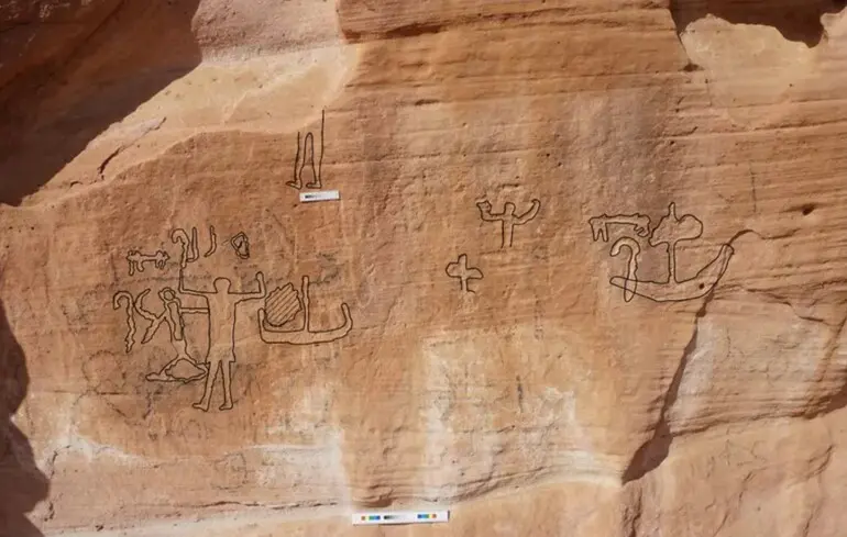 У Єгипті знайшли малюнок віком 5000 років, який показує завоювання Синайського півострова - фото 1