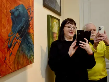 Виставка Київ Харків одне життя - проєкт художників у Києві - фото 17