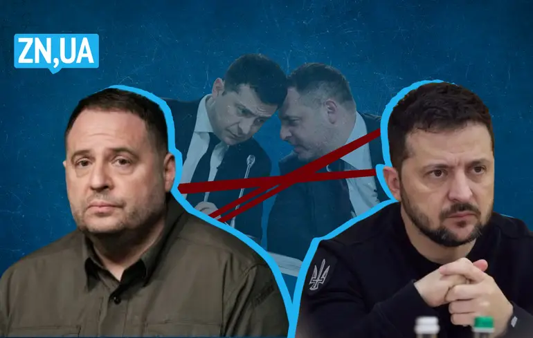 Єрмак і Зеленський - президент не підтверджує, що зміна керівника Офісу Президента сталася внаслідок корупційних дій. 1