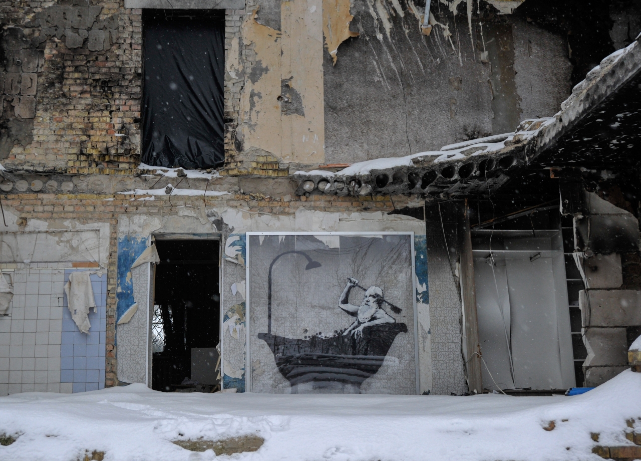 Хто такий Бенксі - графіті в Україні і Робін Ганнінгем 2