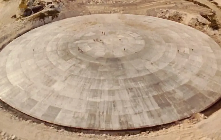 Ядерний могильник під куполом Руніт зазнає витоків - науковці занепокоєні підвищенням рівня океану. 1