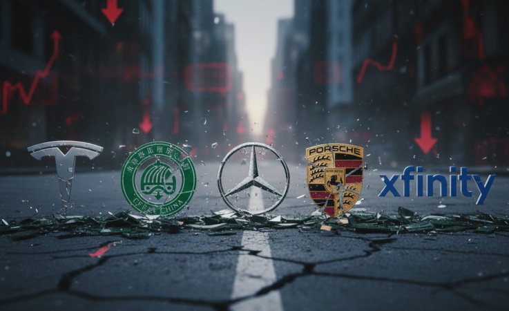 Які марки зазнали найбільших втрат у вартості протягом минулого року. 1