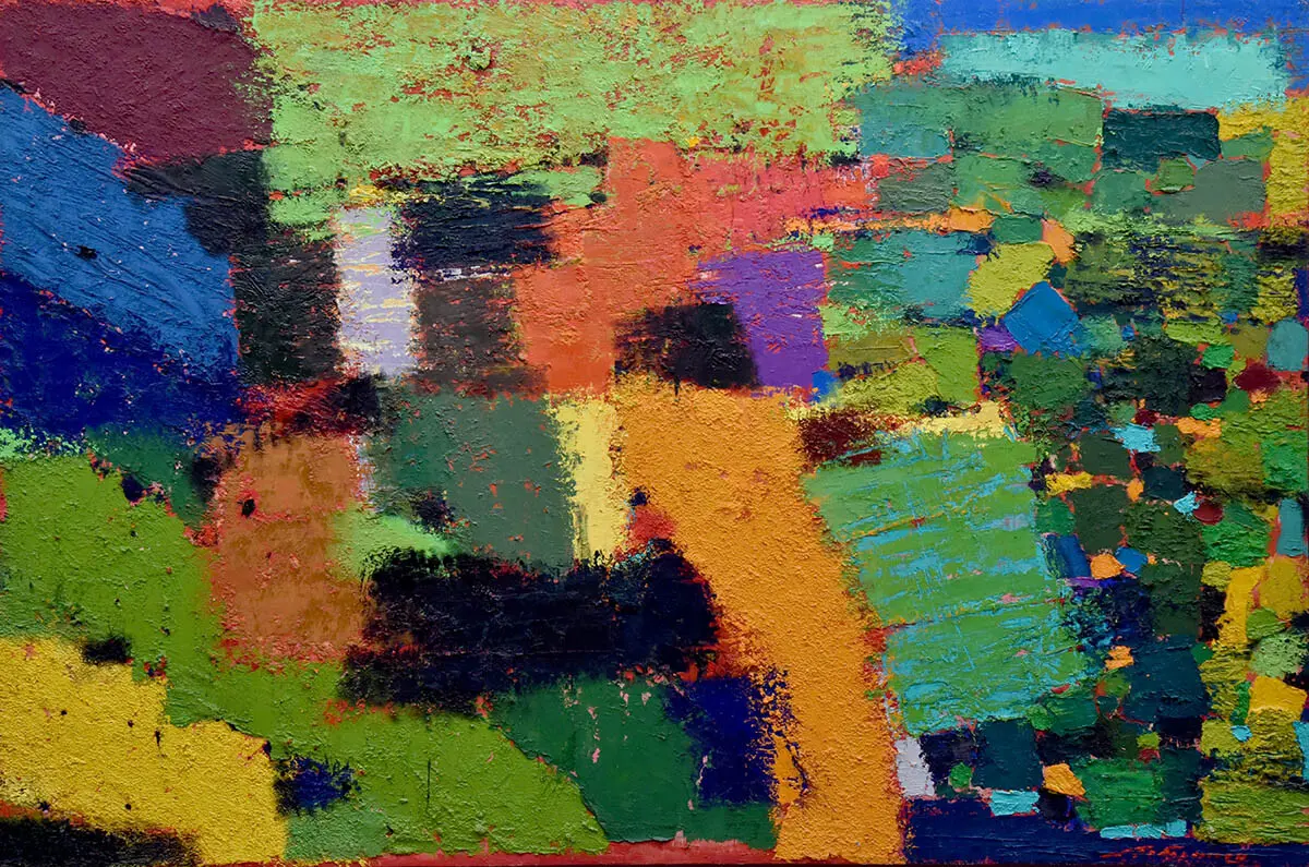 У «Київській картинній галереї» презентували масштабний проєкт Петра Лебединця Колір 5