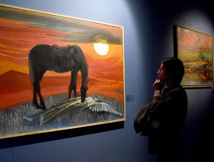 Виставка Сонцесхід - у NAMU представили 100 творів Анатолія Лимарєва - фото 36