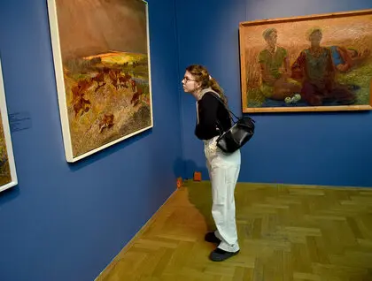 Виставка Сонцесхід - у NAMU представили 100 творів Анатолія Лимарєва - фото 42