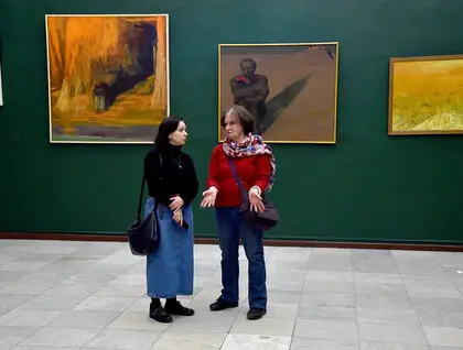 Виставка Сонцесхід - у NAMU представили 100 творів Анатолія Лимарєва - фото 45