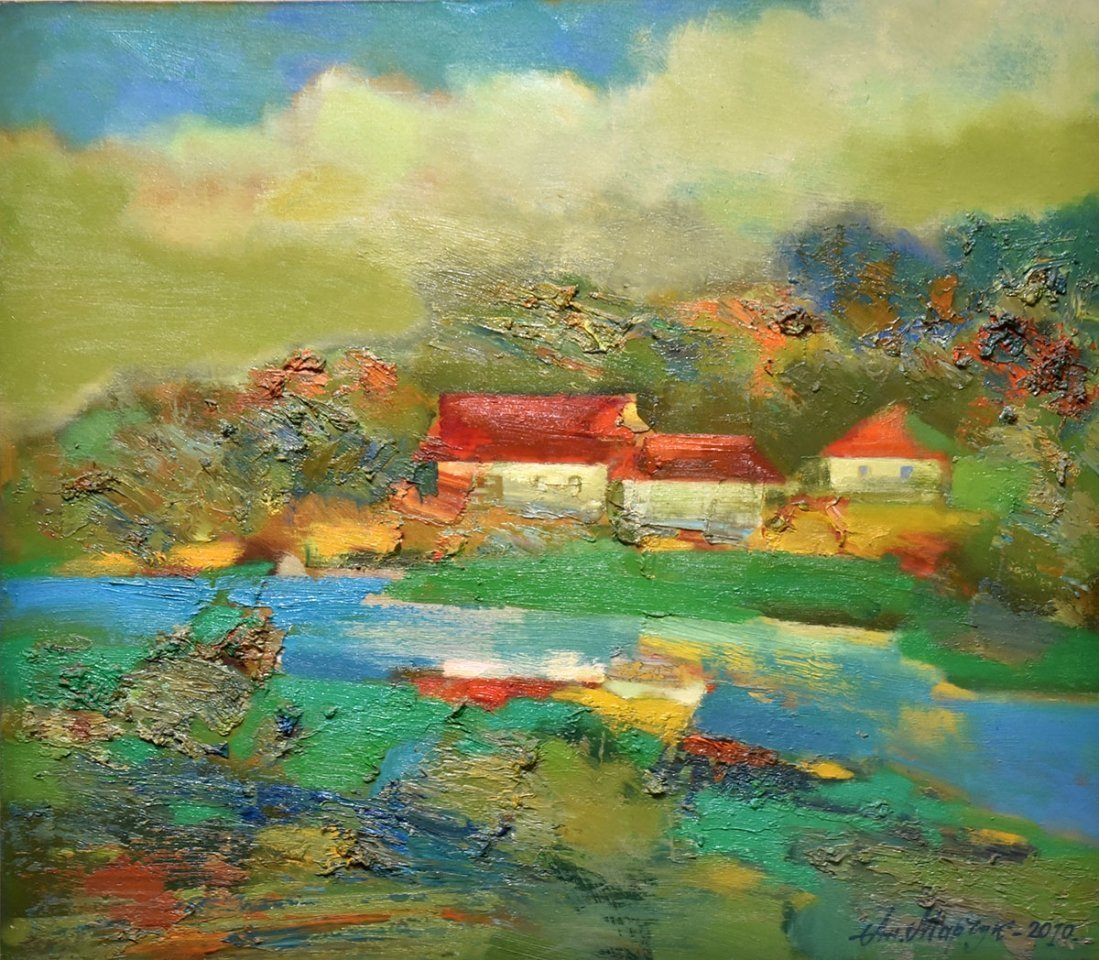 Земне у сув’язі з небесним - у музеї Шевченка відкрили ювілейну виставку Анатолія Марчука - фото 54