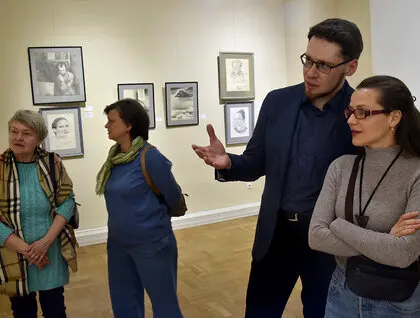 Земне у сув’язі з небесним - у музеї Шевченка відкрили ювілейну виставку Анатолія Марчука - фото 34