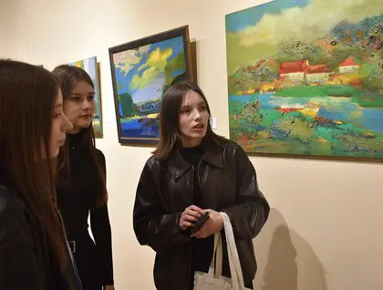 Земне у сув’язі з небесним - у музеї Шевченка відкрили ювілейну виставку Анатолія Марчука - фото 31