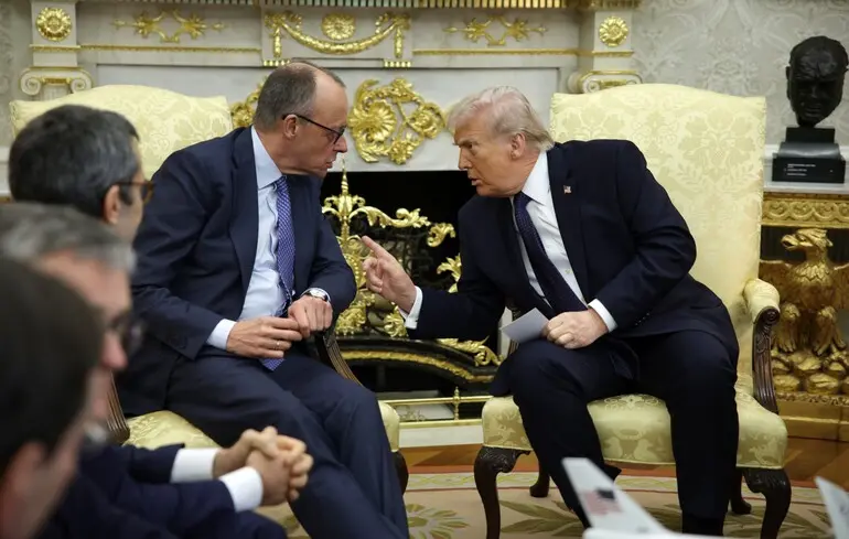 Конфлікт між Мерцом та Трампом - короткочасне покращення у стосунках Мерца і Трампа закінчилося суперечкою. 1