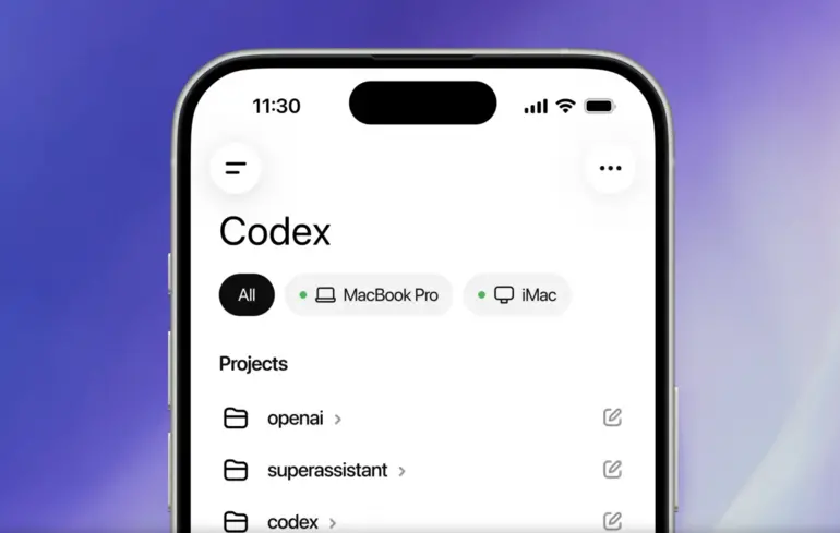 Codex став доступним у мобільному додатку ChatGPT – OpenAI адаптувала штучний інтелект для програмістів для використання на смартфонах. 1