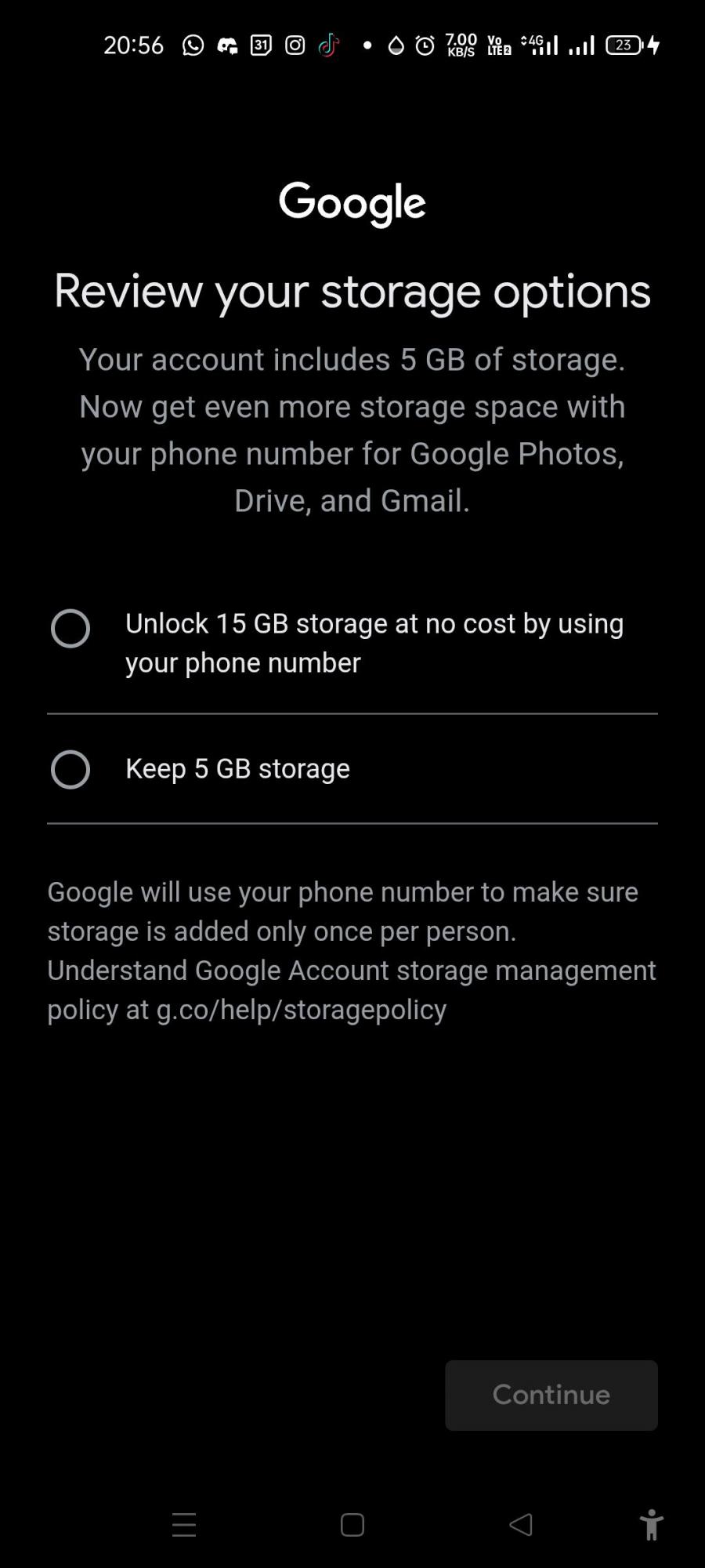 Google зменшує обсяг безкоштовного сховища – нові акаунти отримують лише 5 ГБ. 2