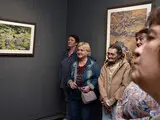 Картини з Херсона, які дивом залишилися неушкодженими від рук окупантів, були представлені у Києві. 14
