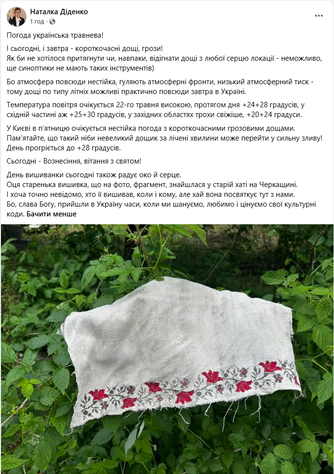 Погода в Україні та Києві 22 травня - де очікуються грозові дощі та температура до +30 градусів. 3