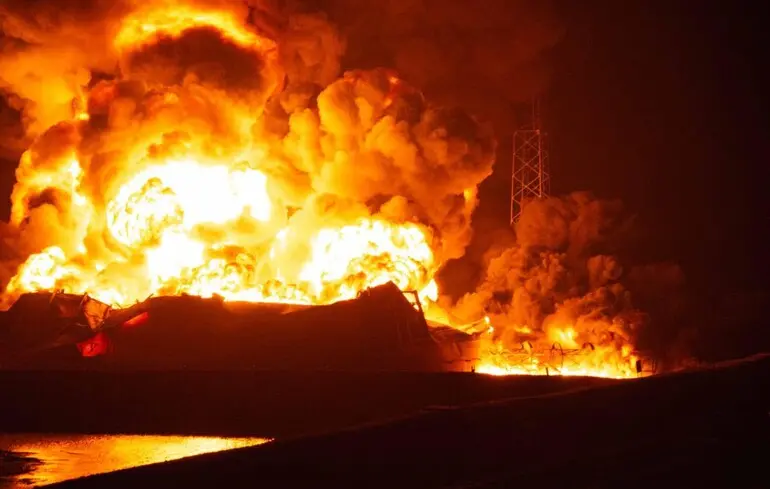Росія вдарила по видобутку газу 5 травня - видобуток зупинили Росія вдарила по видобутку газу 5 травня - видобуток зупинили 1