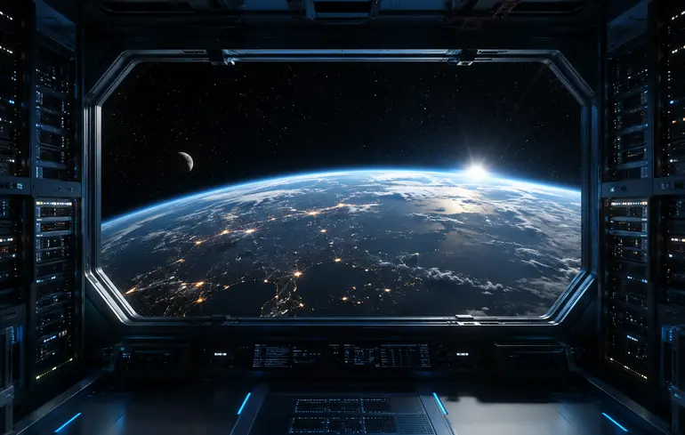 Штучний інтелект у космічному просторі: компанії SpaceX та Google обговорюють можливість розгортання орбітальних дата-центрів. 1