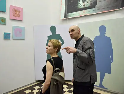 Виставка Disco Art у Національному художньому музеї України представила поєднання живопису та музики - фото. 34