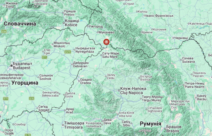 Землетрус в Україні стався 8 травня 2026 року в Закарпатті - карта, магнітуда. 4