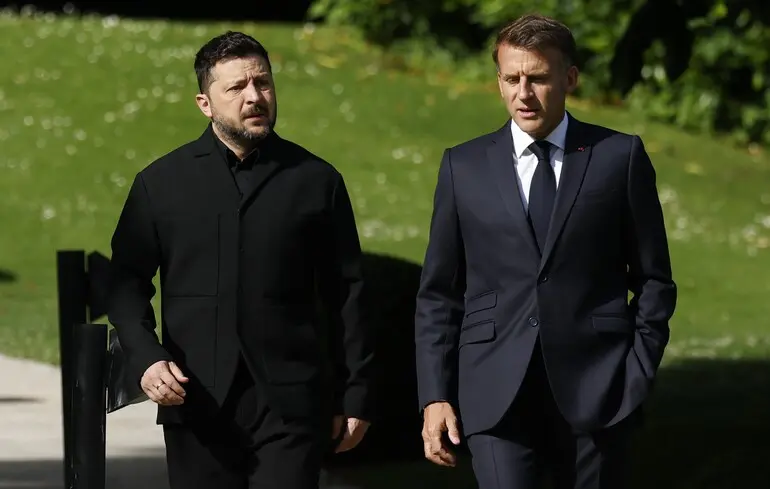 Макрон і Зеленський під час зустрічі на G7 обговорили питання, пов'язані з Трампом. 1