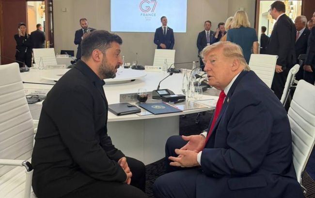 Зеленський зустрівся з Трампом у кулуарах саміту G7. 1
